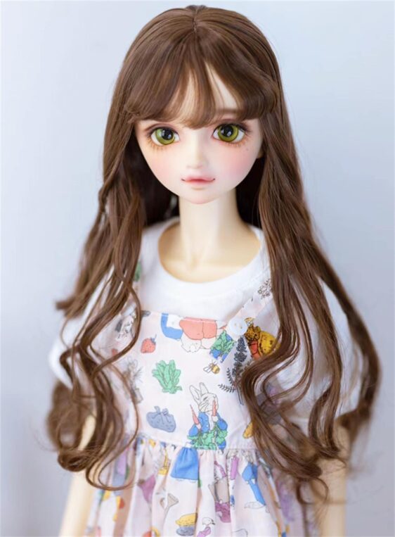 Curly BJD Wig for Dolls – Fashion Long Hair for 1/3 & 1/4 Dolls