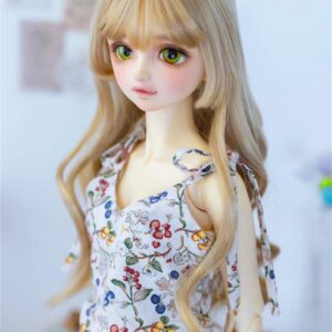 Curly BJD Wig for Dolls – Fashion Long Hair for 1/3 & 1/4 Dolls