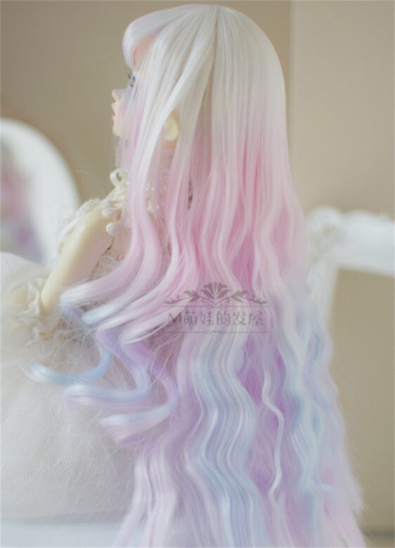 Curly Fashion BJD Wig - Cute Long Hair for Dolls