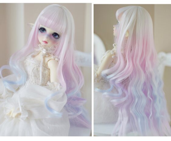 Curly Fashion BJD Wig - Cute Long Hair for Dolls