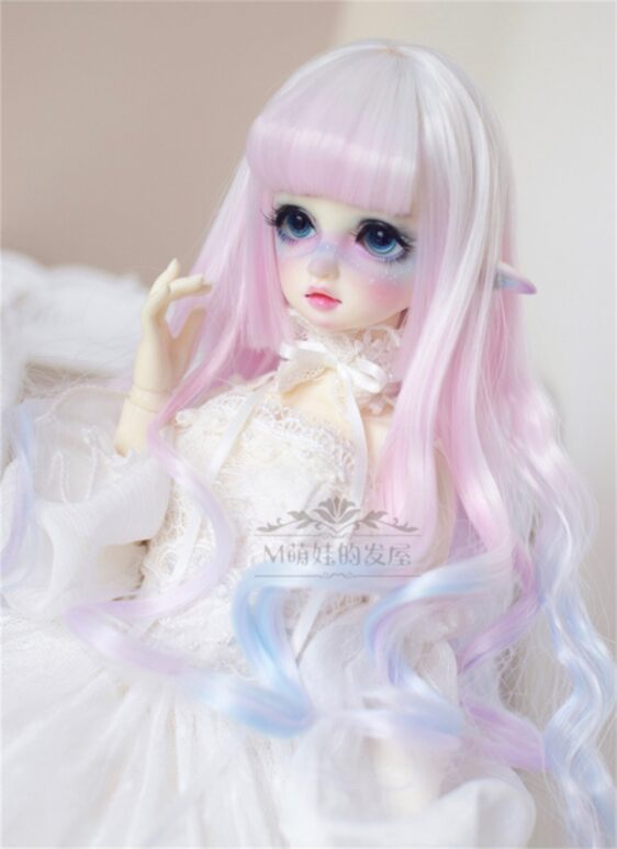 Curly Fashion BJD Wig - Cute Long Hair for Dolls