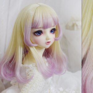 Curly & Straight Layered BJD Wig – Perfect for 1/3, 1/4, i 1/6 Lutke