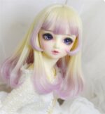 Curly & Straight Layered BJD Wig – Perfect for 1/3, 1/4, E 1/6 Bambole