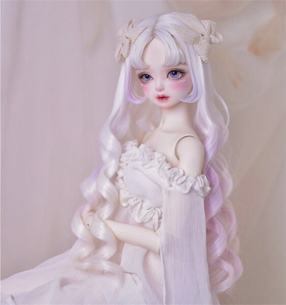 Custom BJD Wig | Big Long Wavy Doll Hair for 1/3, 1/4, 1/6, 1/8 muñecas