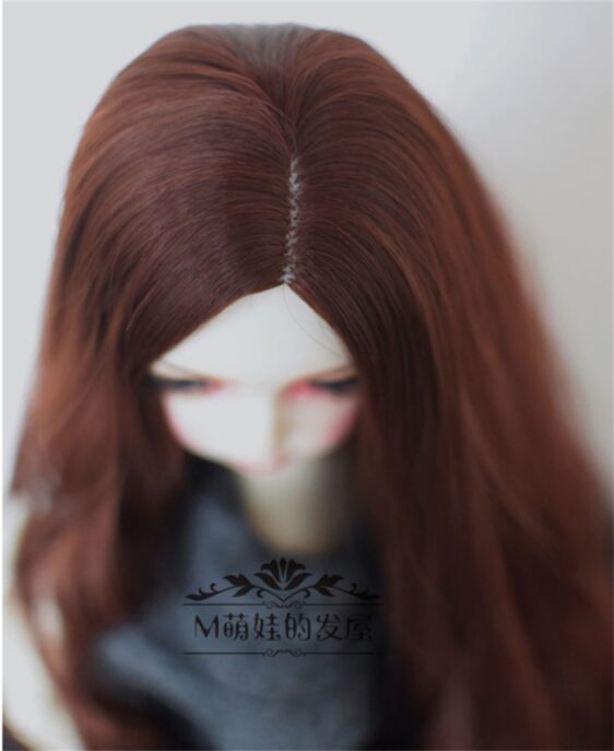 Custom Faux Mohair Long Wavy Wig – Big Waves for 1/3, 1/4, & Blythe Dolls