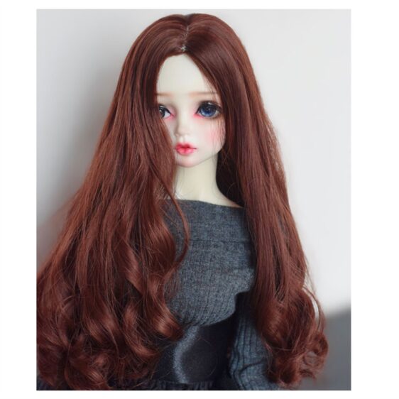 Custom Faux Mohair Long Wavy Wig – Big Waves for 1/3, 1/4, & Blythe Dolls