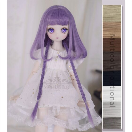 Custom Long Hair BJD Wig - Fashion Long Doll Wig for 1/3, 1/4, 1/6 Dolls