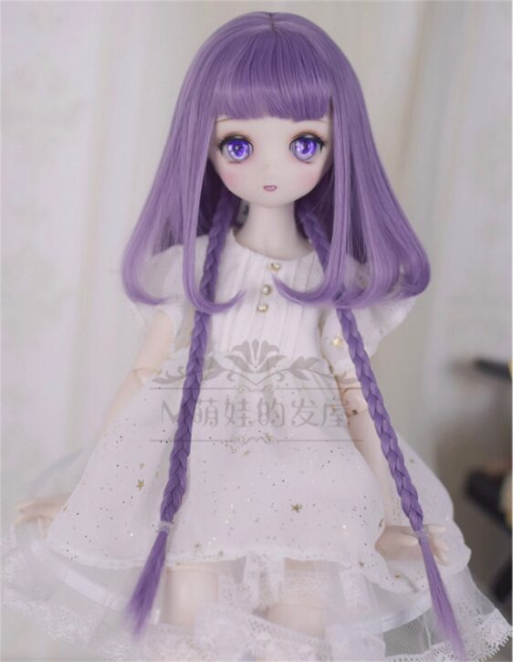 Custom Long Hair BJD Wig - Fashion Long Doll Wig for 1/3, 1/4, 1/6 Dolls