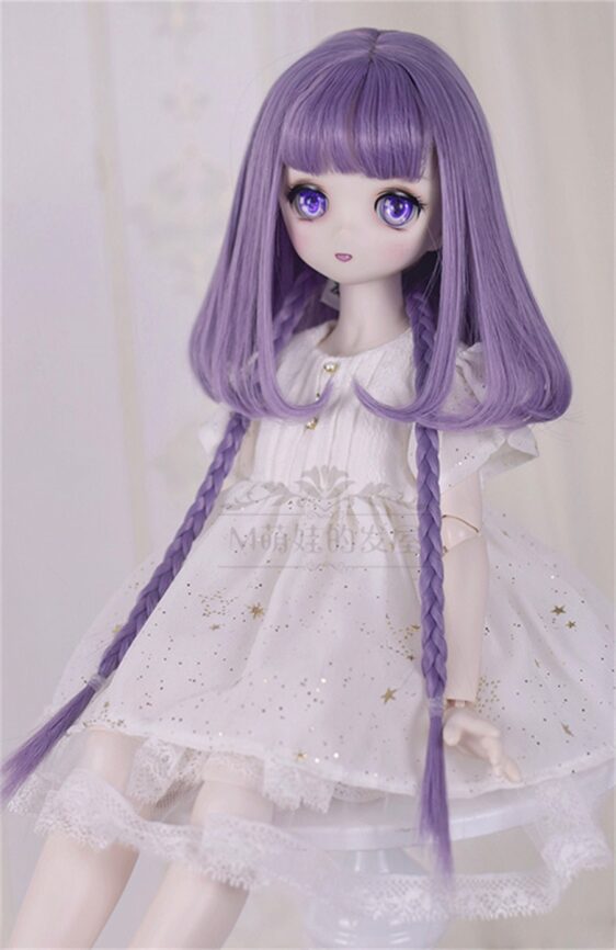 Custom Long Hair BJD Wig - Fashion Long Doll Wig for 1/3, 1/4, 1/6 Dolls