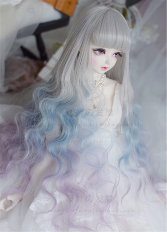 Custom-Made BJD Doll Wig – Perfect Fit for 6"-9" Dolls