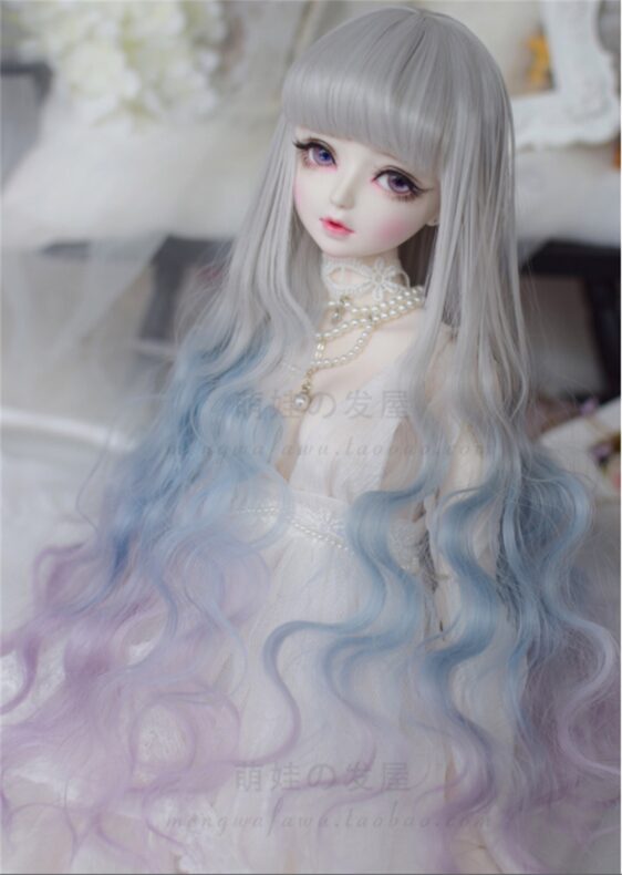 Custom-Made BJD Doll Wig – Perfect Fit for 6"-9" Қуыршақтар