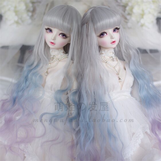 Custom-Made BJD Doll Wig – Perfect Fit for 6"-9" Қуыршақтар