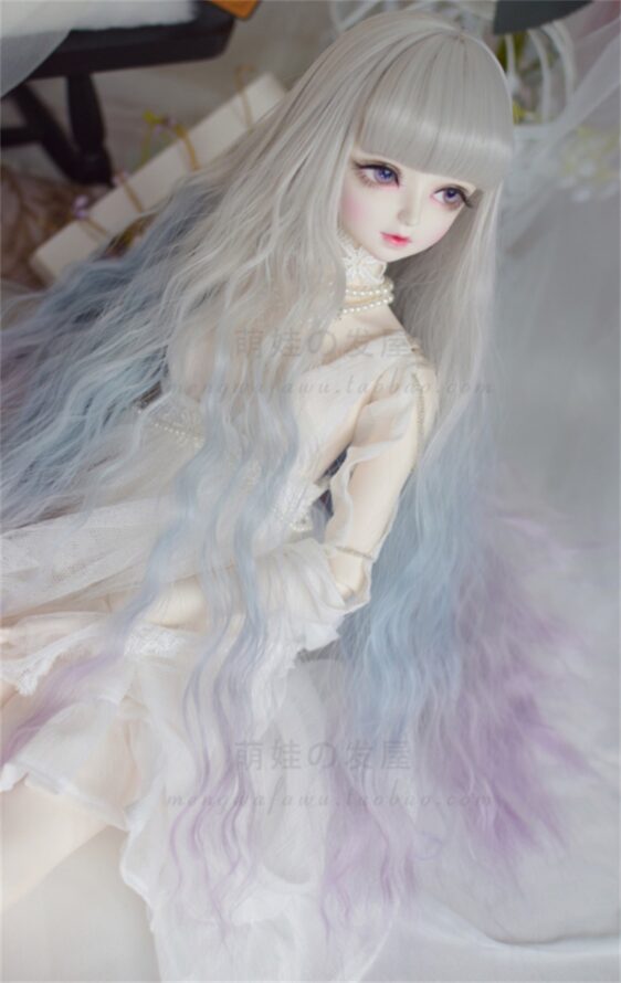 Custom-Made BJD Doll Wig – Perfect Fit for 6"-9" Қуыршақтар