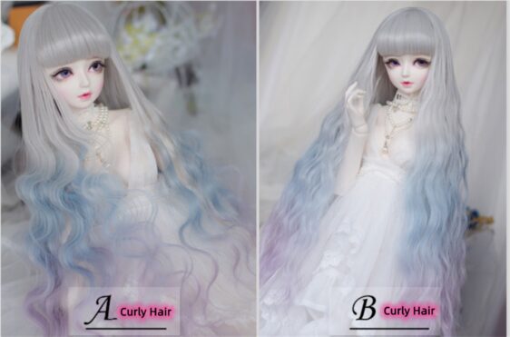 Custom-Made BJD Doll Wig – Perfect Fit for 6"-9" Dolls