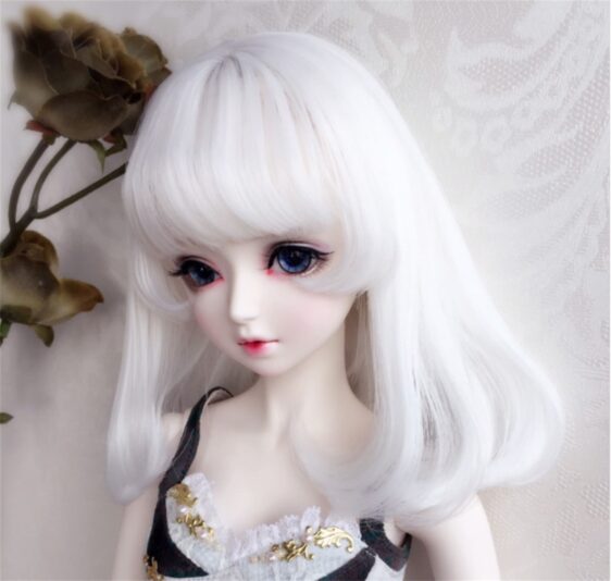 Custom Made BJD Short Wig Hair with Bangs - Blythe 1/3 1/4 1/6