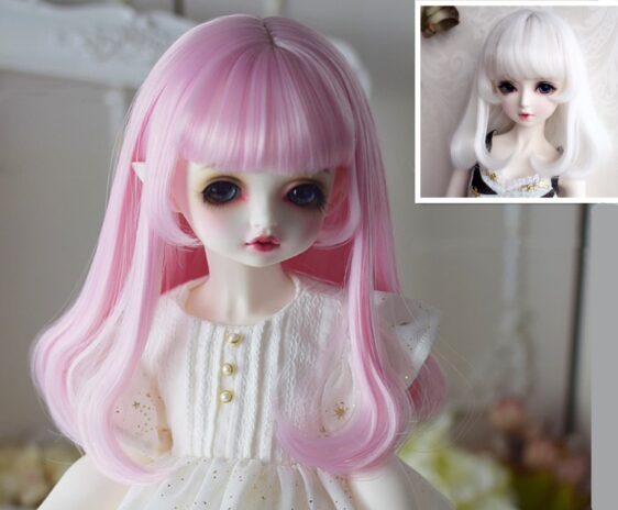 Custom Made BJD Short Wig Hair with Bangs - Blythe 1/3 1/4 1/6