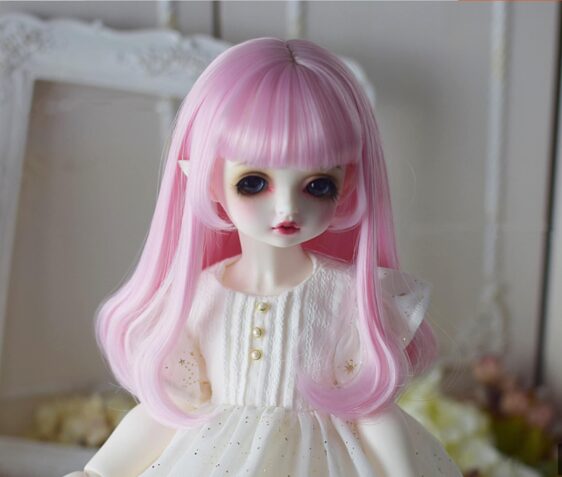 Custom Made BJD Short Wig Hair with Bangs - Blythe 1/3 1/4 1/6