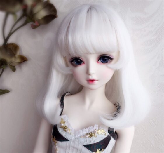 Custom Made BJD Short Wig Hair with Bangs - Blythe 1/3 1/4 1/6