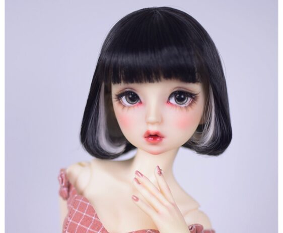 Custom-Made Mix Color Doll Wig 1/3 1/4 1/6 Blythe BJD Doll Hair