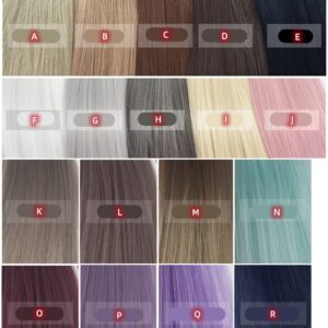 Custom-Made Mix Color Doll Wig 1/3 1/4 1/6 Blythe BJD Doll Hair