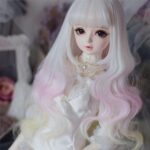 Custom Make 9-10" 8-9" 7-8" 6-7" BJD Wig Long Curly Gradient Hair For 1/3 1/4 1/6 MSD SD Mdd Doll Bjd Doll Curls