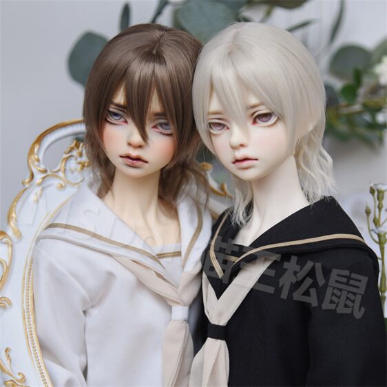 Custom Short BJD Wig | 1/3, 1/4, 1/6, 1/8 & 1/12 Doll Hair