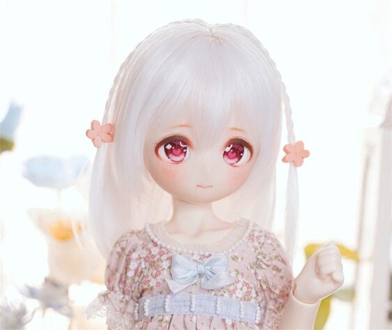 Customized Short BJD Wig with Braid for 1/6, 1/4, 1/3, 1/8 muñecas