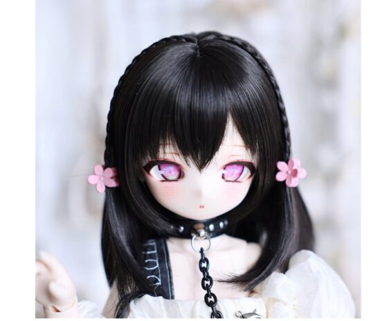 Customized Short BJD Wig with Braid for 1/6, 1/4, 1/3, 1/8 Bambole