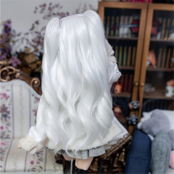 Double tail Long Doll Wig Doll Hair For Bjd MSD SD Doll