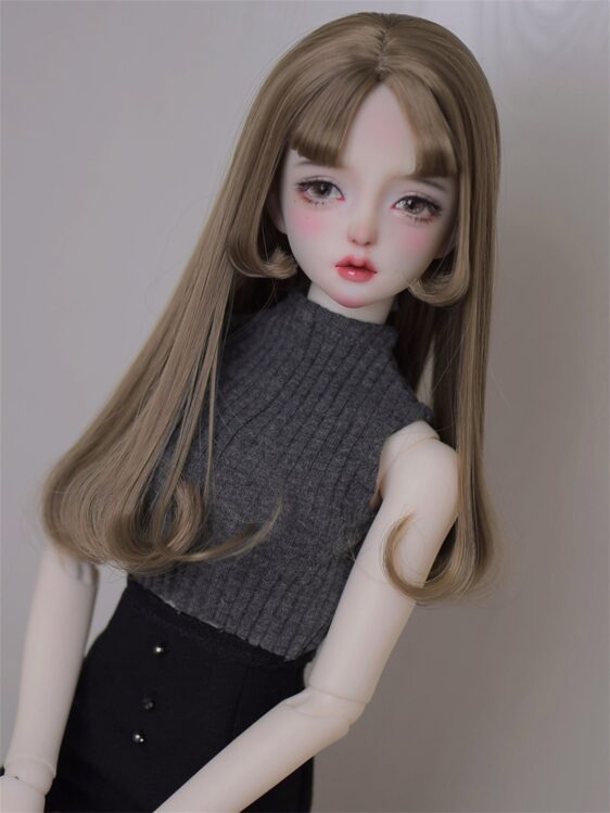 Elegant Short Curly BJD Wig for Dolls | 1/6, 1/4, 1/3, 1/8 Sizes