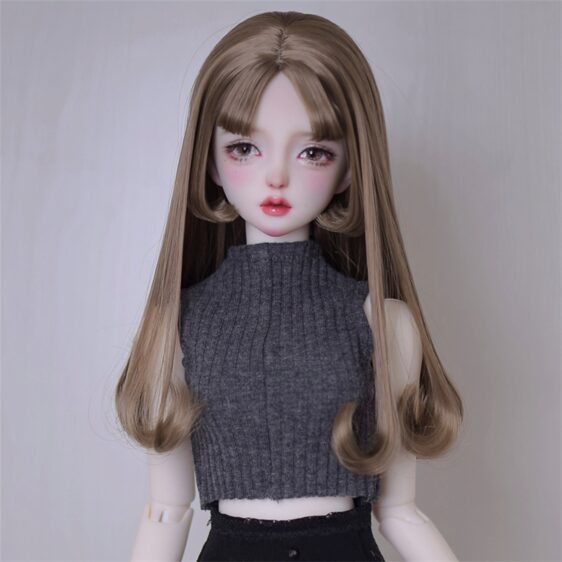 Elegant Short Curly BJD Wig for Dolls | 1/6, 1/4, 1/3, 1/8 Sizes