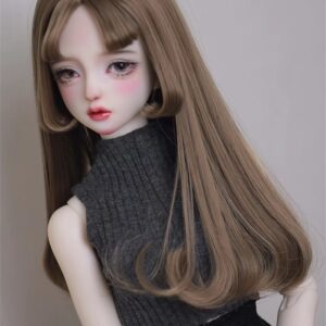 Elegant Short Curly BJD Wig for Dolls | 1/6, 1/4, 1/3, 1/8 Sizes