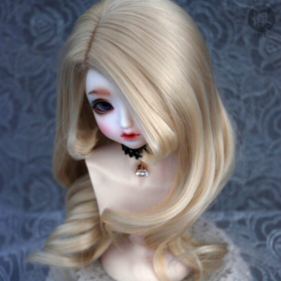 Fashion Doll Wig Bjd Wavy Wigs 1/3 1/4 1/6 BJD Wavy Wig for Dolls