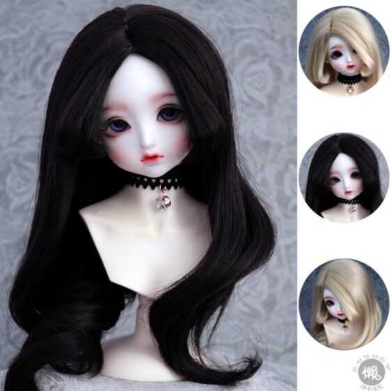 Fashion Doll Wig Bjd Wavy Wigs 1/3 1/4 1/6 BJD Wavy Wig for Dolls