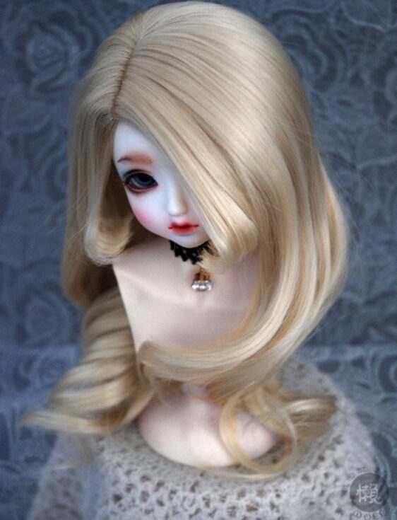 Fashion Doll Wig Bjd Wavy Wigs 1/3 1/4 1/6 BJD Wavy Wig for Dolls