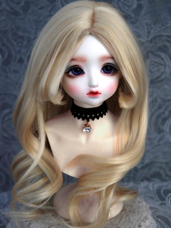 Fashion Doll Wig Bjd Wavy Wigs 1/3 1/4 1/6 BJD Wavy Wig for Dolls