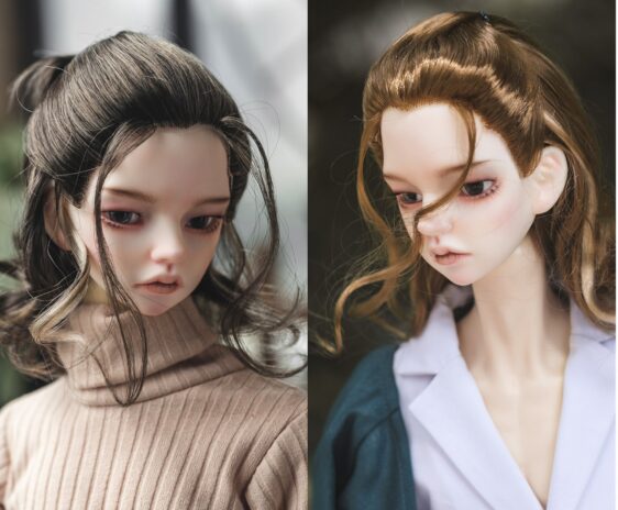 a comparison of a doll