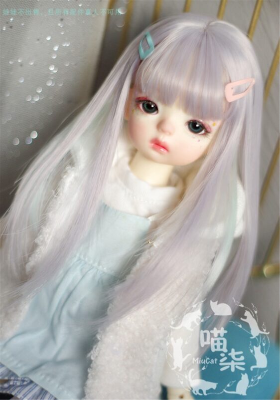 Girl Doll Wig 1/3 1/4 1/6 BJD Wig Long Straight Hair Wigs