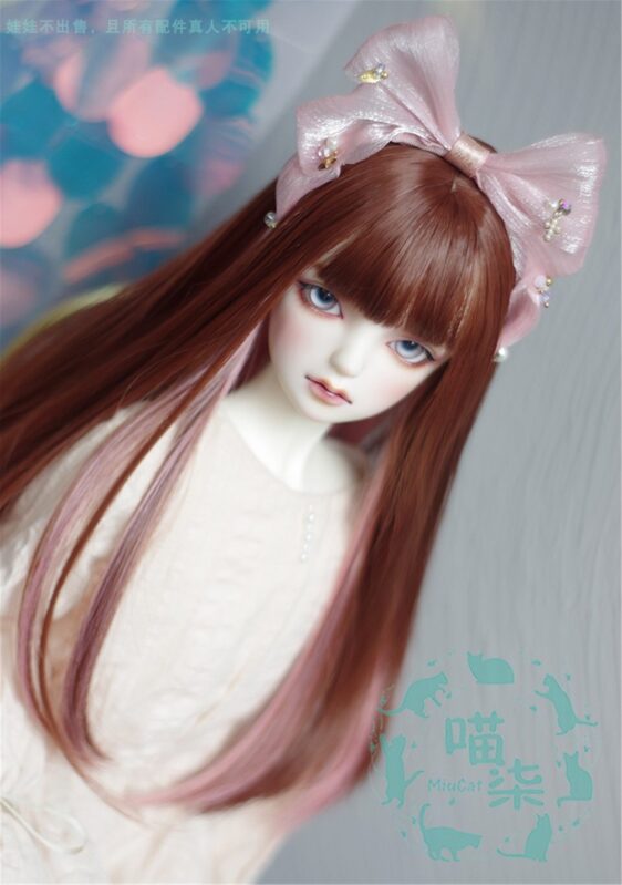 Girl Doll Wig 1/3 1/4 1/6 BJD Wig Long Straight Hair Wigs