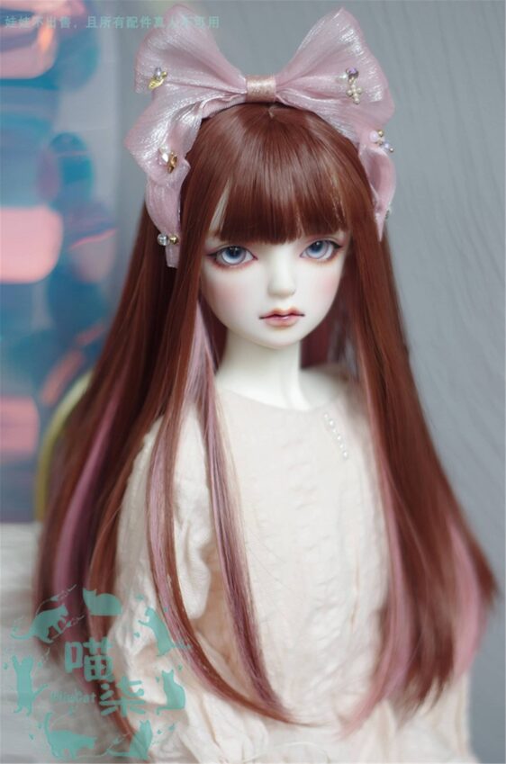 Girl Doll Wig 1/3 1/4 1/6 BJD Wig Long Straight Hair Wigs