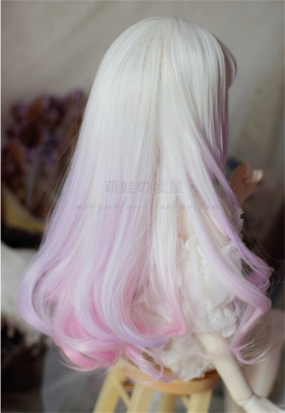 Gradient Long Wavy BJD Wig – Perfect for 1/3 SD, 1/4 MSD, and 1/6 YoSD Dolls