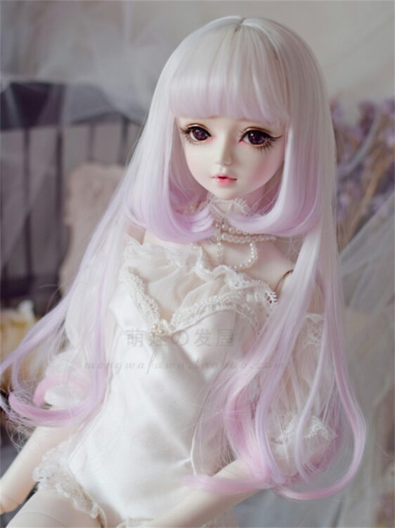 Gradient Long Wavy BJD Wig – Perfect for 1/3 SD, 1/4 MSD, and 1/6 YoSD Dolls