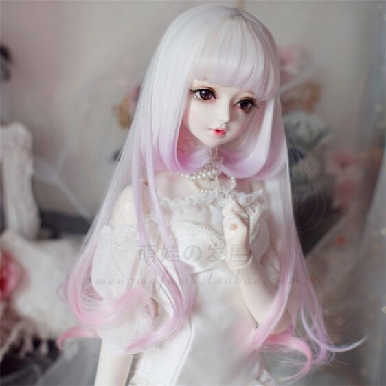 Gradient Long Wavy BJD Wig – Perfect for 1/3 SD, 1/4 MSD, and 1/6 YoSD Dolls