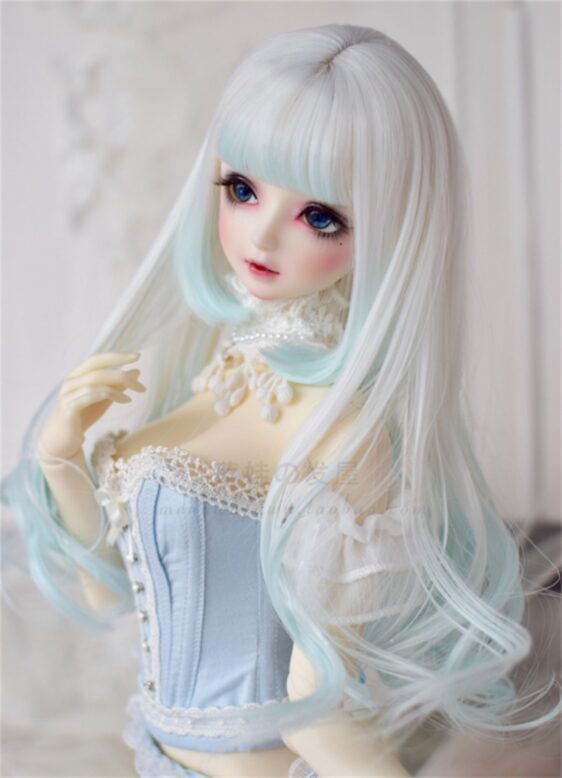 Gradient Long Wavy BJD Wig – Perfect for 1/3 SD, 1/4 MSD, and 1/6 YoSD Dolls