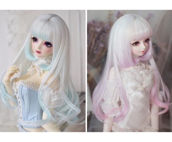 Gradient Long Wavy BJD Wig – Perfect for 1/3 SD, 1/4 MSD, and 1/6 YoSD Dolls