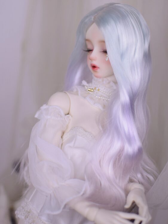 Gradient Wavy BJD Doll Wig - Big Curly Fashion for Every Doll