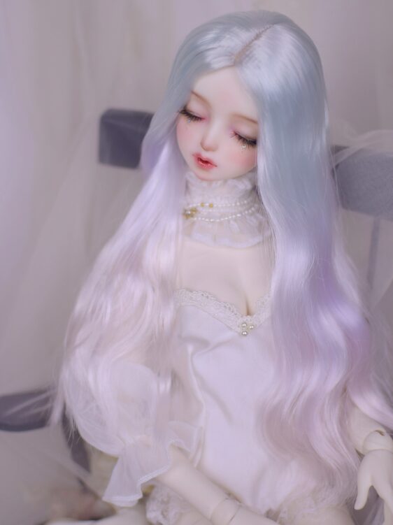 Gradient Wavy BJD Doll Wig - Big Curly Fashion for Every Doll