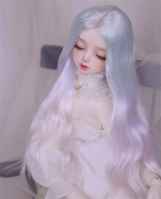 Gradient Wavy BJD Doll Wig - Big Curly Fashion for Every Doll