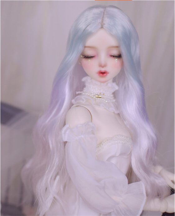 Gradient Wavy BJD Doll Wig - Big Curly Fashion for Every Doll