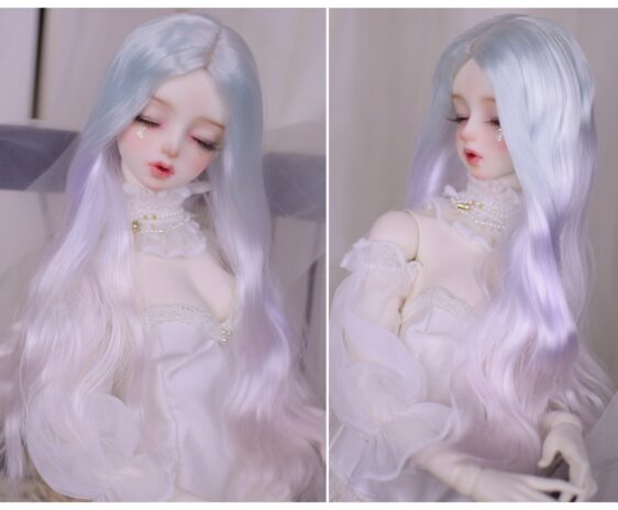 Gradient Wavy BJD Doll Wig - Big Curly Fashion for Every Doll